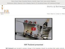Tablet Screenshot of isrthailand.com
